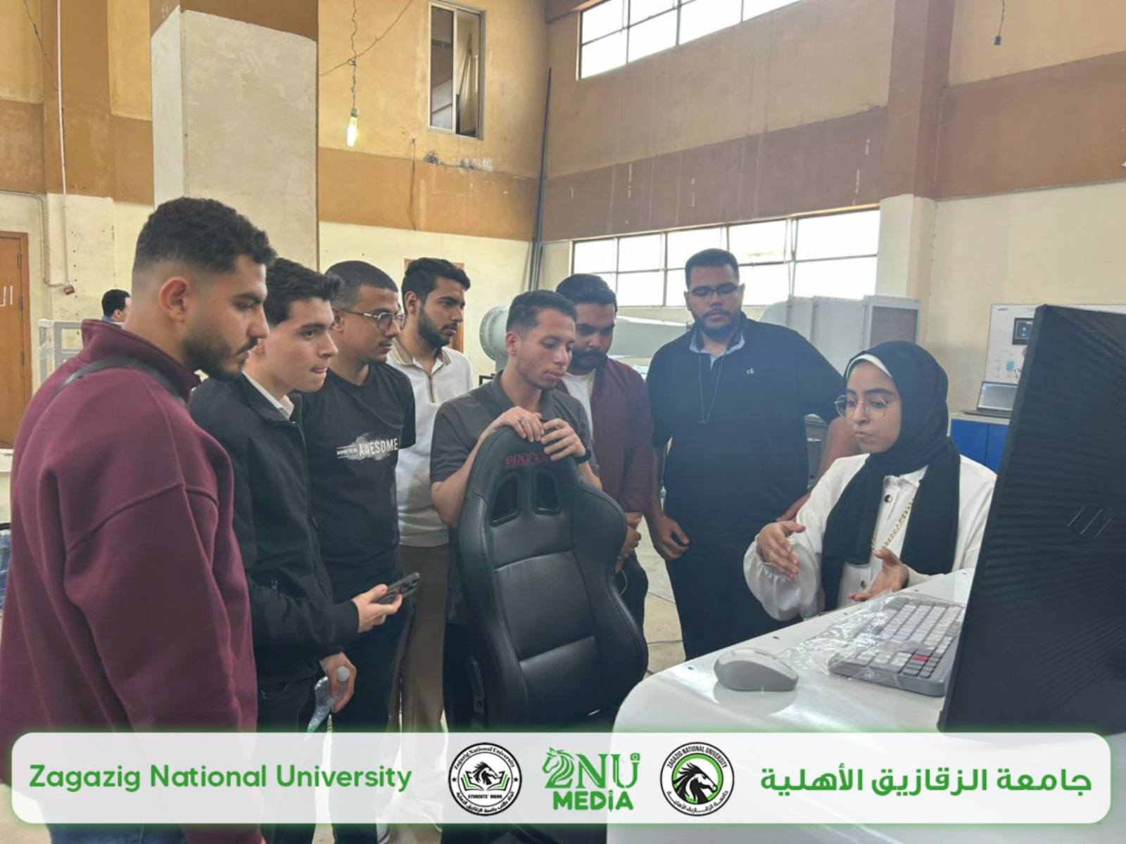زيارة علمية لطلاب الهندسة